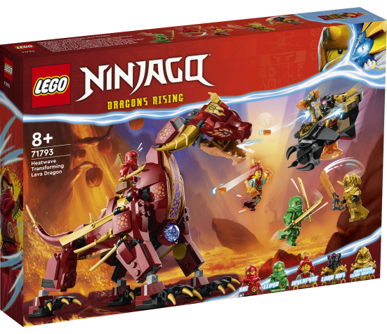 LEGO Ninjago Heatwave‘i muudetav laavadraakon