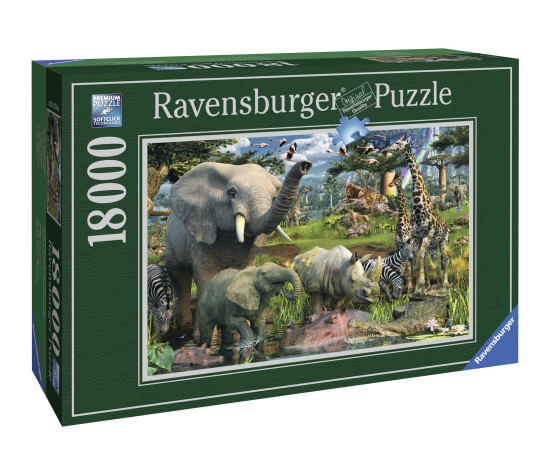 Ravensburger pusle 18000 tk Aafrika loomad