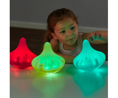 TTS Light Up Twist and Turn Spinning Tops