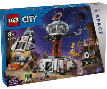 LEGO City Kosmosebaas ja raketi stardiplatvorm