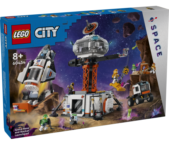 LEGO City Kosmosebaas ja raketi stardiplatvorm