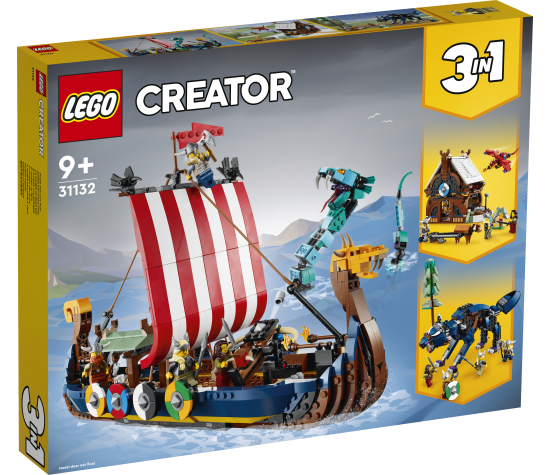 LEGO Creator Viikingilaev ja Midgardi madu