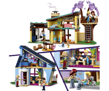 LEGO Friends Olly and Paisley's Family Houses