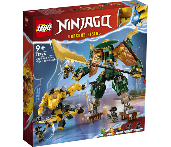 LEGO Ninjago Lloydi ja Arini ninjatiimi robotid