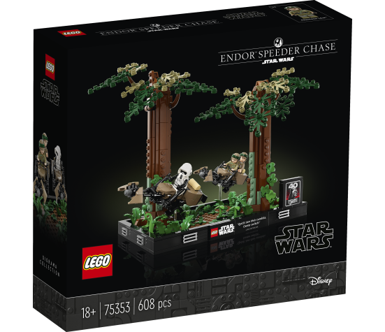 LEGO Star Wars Endor Speeder Chase Diorama