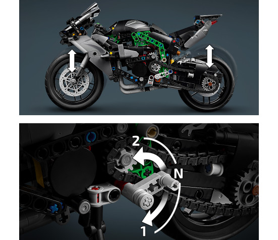 LEGO Technic Mootorratas Kawasaki Ninja H2R