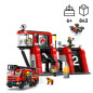 LEGO City Tuletõrjedepoo koos tuletõrjeautoga