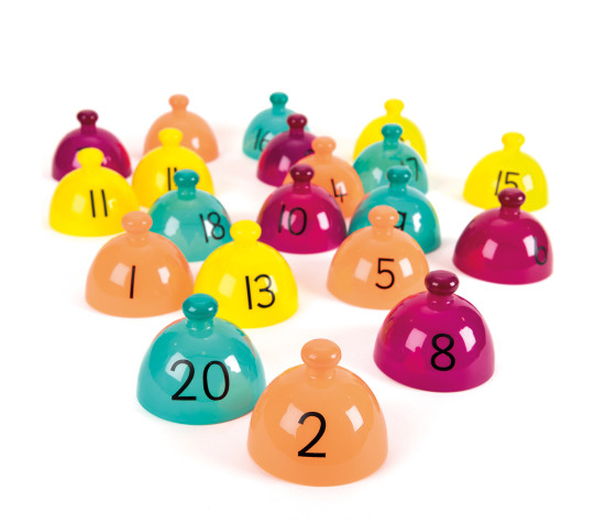 TTS Lightbox Translucent Number Sorting Domes