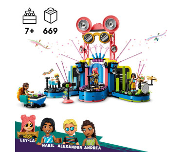 LEGO Friends Heartlake’i Linna muusika talendi-show