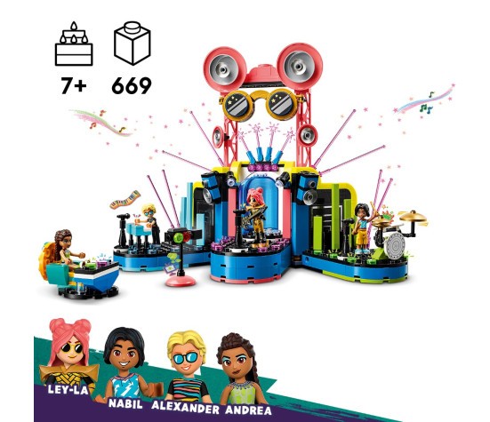 LEGO Friends Heartlake’i Linna muusika talendi-show