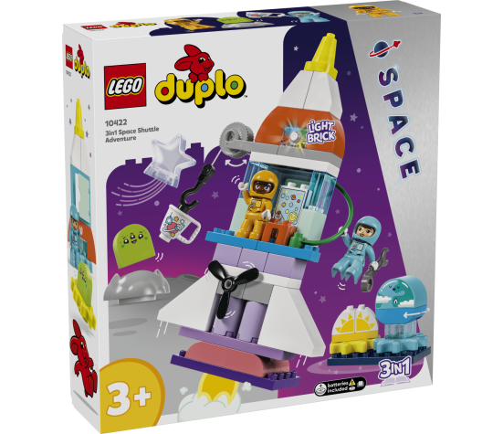 LEGO DUPLO Kolm-ühes kosmosesüstiku seiklus