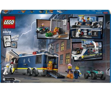 LEGO City Politsei mobiilne kuriteolabori veok