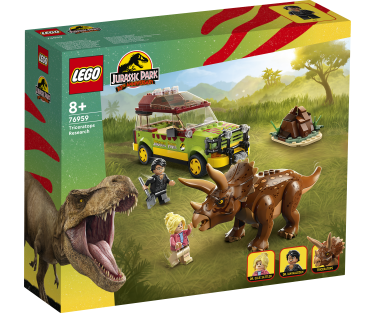 LEGO Jurassic World Triceratopsi uuringud