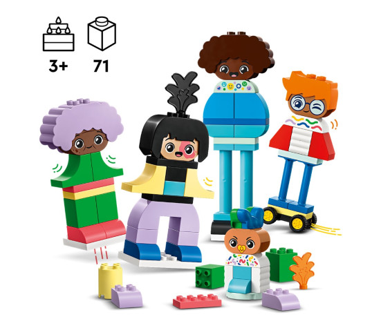 LEGO DUPLO Suurte emotsioonidega kokkupandavad inimesed