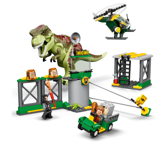 LEGO Jurassic World Dinosauruse T. rex põgenemine