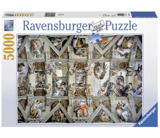 Ravensburger pusle 5000 tk Sixtuse kabel