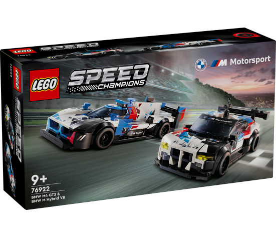 LEGO Speed ​​Champions BMW M4 GT3 & BMW M Hybrid V8 võidusõiduautod