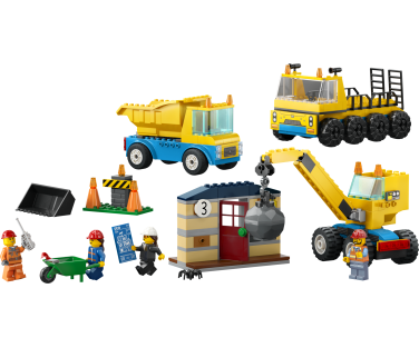 LEGO City Ehitusveokid ja lammutuskuuliga kraana