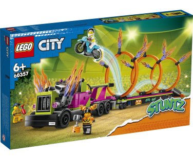 LEGO City Stunt Truck & Ring of Fire Challenge