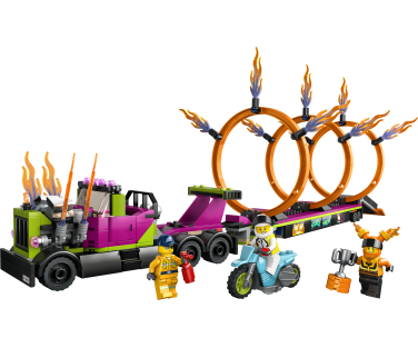 LEGO City Stunt Truck & Ring of Fire Challenge