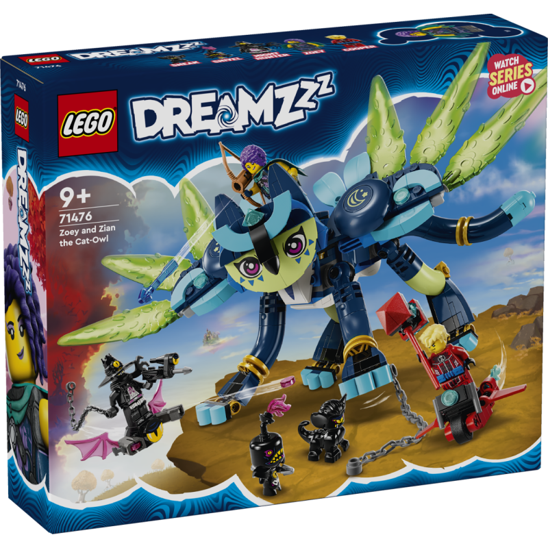 LEGO DREAMZZZ Zoey Ja kass-öökull Zian