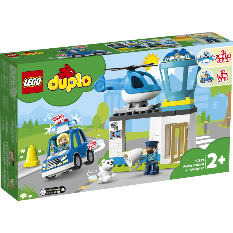 LEGO DUPLO Politseijaoskond ja -helikopter