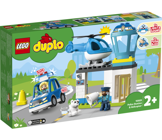 LEGO DUPLO Politseijaoskond ja -helikopter