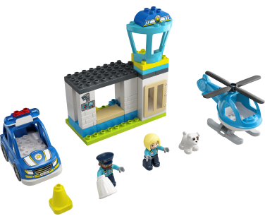 LEGO DUPLO Politseijaoskond ja -helikopter