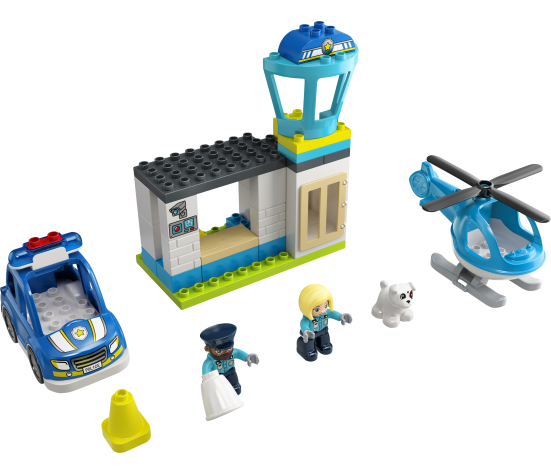 LEGO DUPLO Politseijaoskond ja -helikopter