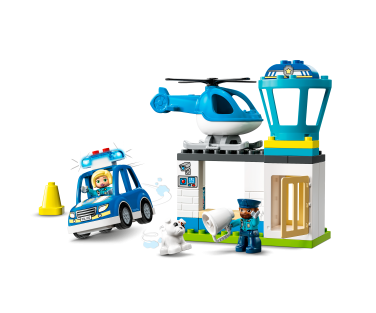 LEGO DUPLO Politseijaoskond ja -helikopter