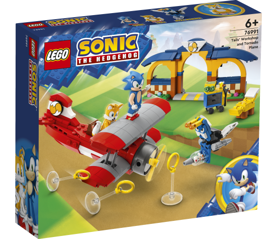 LEGO Sonic the Hedgehog Tailsi töökoda ja Tornaado lennuk