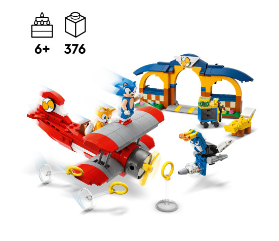 LEGO Sonic the Hedgehog Tails' Workshop and Tornado Plane