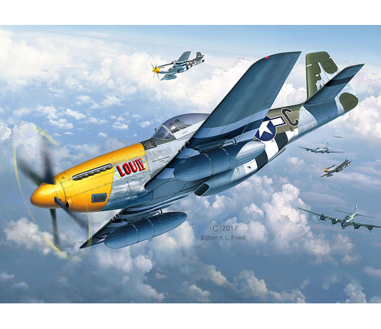 Revell liimitav mudel P-51D-5NA Mustang (varasem versioon) 1:32