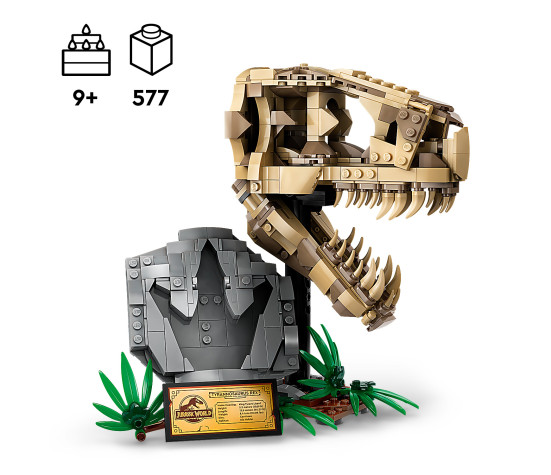 LEGO Jurassic World Dinosauruse Fossiilid: T. Rexi Pealuu