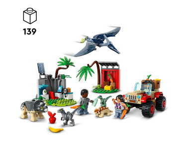 LEGO Jurassic World Dinosaurusebeebide Päästekeskus