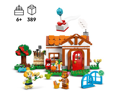 LEGO Animal Crossing Isabelle kodukülastus