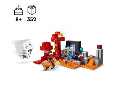 LEGO Minecraft Netheri portaali varitsus