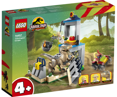 LEGO Jurassic World Velociraptori põgenemine