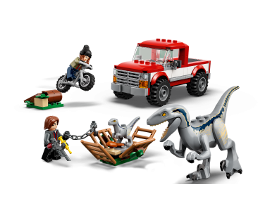 LEGO Jurassic World Blue ja Velociraptor Beta kinnipüüdmine