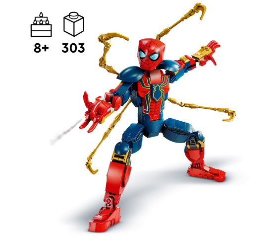 LEGO Marvel Iron Spider-Man ehitusfiguur