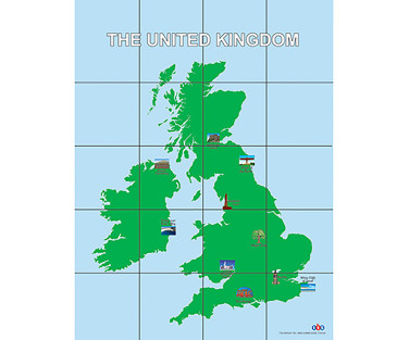 TTS Pro-Bot UK and Rep. of Ireland Map Mat