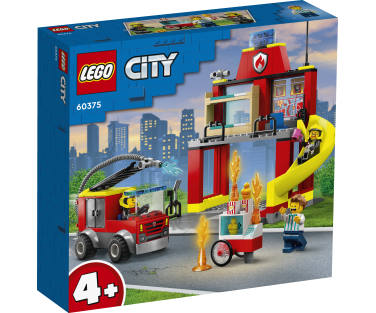 LEGO City Tuletõrjedepoo ja tuletõrjeauto