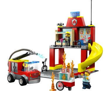 LEGO City Fire Station and Fire Engine