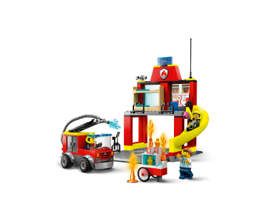 LEGO City Fire Station and Fire Engine