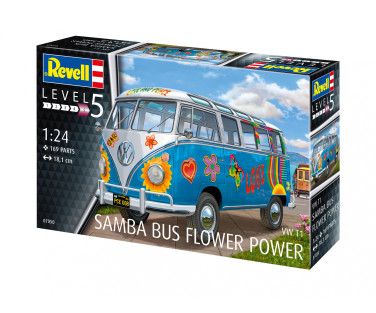 Revell liimitav mudel VW Samba T1 "Flower Power" 1:24
