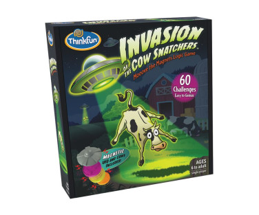 ThinkFun board game Invasion of the Cow Snatchers