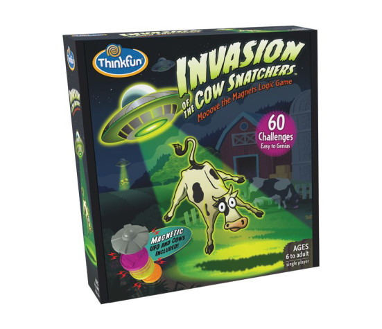 ThinkFun board game Invasion of the Cow Snatchers