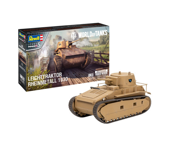 Revell Plastic Model Leichttraktor Rheinmetall 1930 "World of Tanks" 1:35