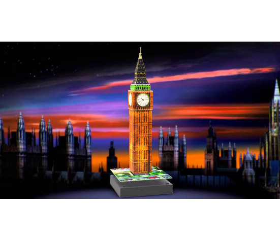 Ravensburger 3D pimedas helendav pusle Big Ben 216 tk