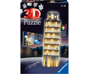 Ravensburger 3D pimedas helendav pusle Pisa torn 216 tk